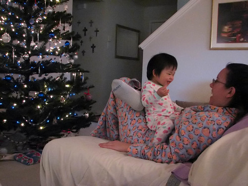 Nadia and Mama Christmas 2007