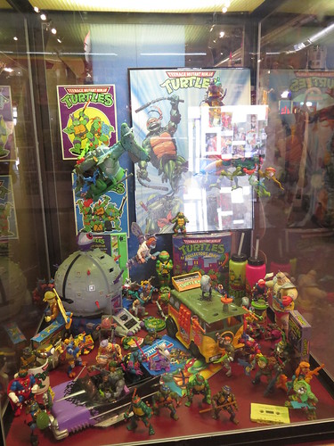 TMNT Display at the Toy & Action Figure Museum