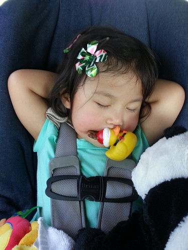 Dani's post-tantrum nap