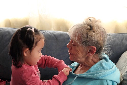 Visiting Grandma Johsn 11/2011