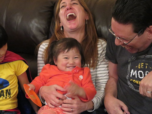 Dani making everyone laugh.