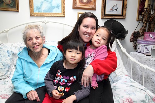 Visiting Grandma Johsn 11/2011