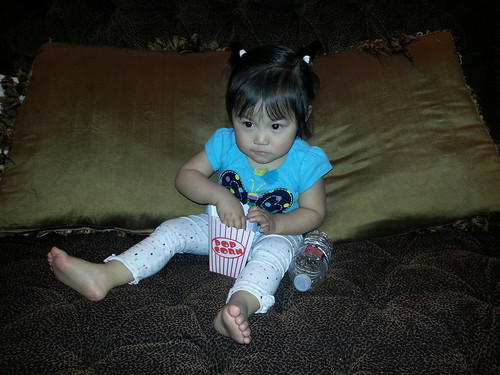 Even Dani had her own popcorn box