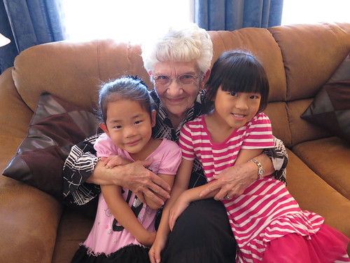 Amelie, Grammie and Nadia